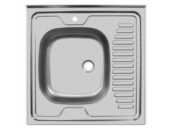 Мойка German 60x60 (0,4) левая, выпуск 1 1/2, картинка