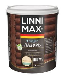 Лазурь водно-дисперсионная LINNIMAX Аква Лазурь для дерева 2,5 л, фотография