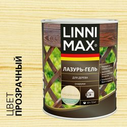 Лессирующий антисептик LINNIMAX Лазурь-гель для дерева 0,75 л, детальное фото
