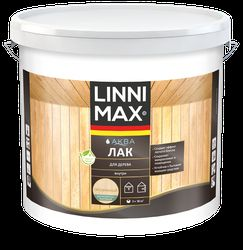 Лак водно-дисперсионный LINNIMAX Аква Лак для дерева матовый 9 л, детальное фото