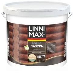 Лазурь водно-дисперсионная LINNIMAX Аква Лазурь для дерева 9 л, картинка