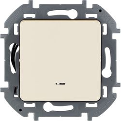 Переключатель 1-клавишный Legrand Inspiria 673661 слоновая кость, изображение