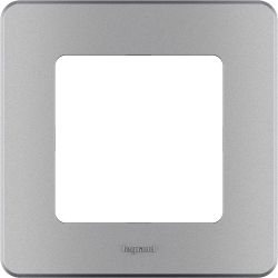 Рамка 1 пост Legrand Inspiria 673932 алюминий, вид