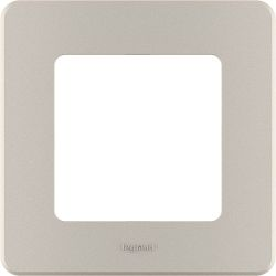 Рамка 1 пост Legrand Inspiria шампань, крупный план