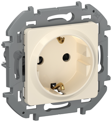 Розетка электрическая Legrand Inspiria 673731 слоновая кость, фотография