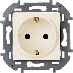 Розетка электрическая Legrand Inspiria 673721 слоновая кость, изображение