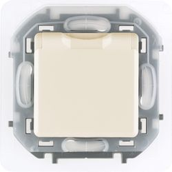 Розетка электрическая Legrand Inspiria 673741 слоновая кость, фотография