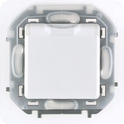 Розетка электрическая Legrand Inspiria 673740 белый, детальное фото