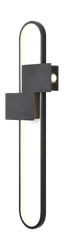 Настенный светильник (бра) Freya FR6159WL-L19B LED Черный LEDх19, детальное фото