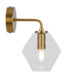 Настенный светильник (бра) Freya FR5177WL-01BS Modern Латунь 1хE14х60, изображение