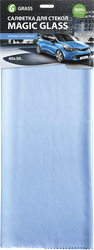 Салфетка микрофибра для стекла Grass Magic Glass 40х50 см, изображение