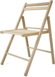 Стул складной деревянный береза для дома 87x44x8 см, изображение