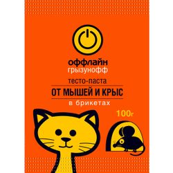 Тесто от грызунов Грызунофф 100 г, фото