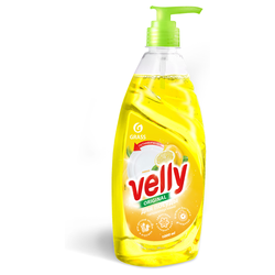 Средство для мытья посуды GRASS Velly лимон 1 л, изображение