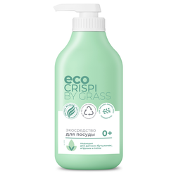Экосредство для мытья посуды, детской посуды ECO CRISPI by GRASS 750 мл, крупный план
