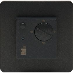 Термостат встраиваемый SPYHEAT ETL-308S графит, крупный план