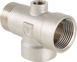 Пятиходовой соединитель для насоса никель VALTEC 1" х 110 мм, изображение