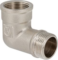 Угольник латунь никелированная VALTEC 1", детальное фото