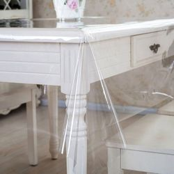 Клеенка Dasch Transparent прозрачная ПВХ 140 см, фотография