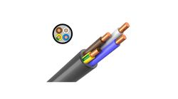 Кабель силовой ПромЭл ВВГ-нгА LS 4х1,5 мм² 1 м черный, крупный план