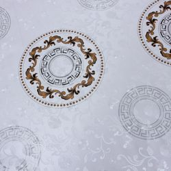 Клеенка La Perla, 140 см, GL-010S, серебро, вид