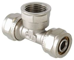 Тройник латунный VALTEC 1" x 26 мм, изображение