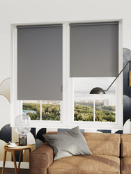 Рулонная штора Legrand Лестер 120x175 см, графит, картинка