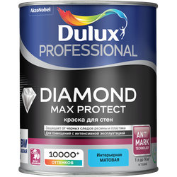 Краска Dulux Professional Diamond Max Protect мат BC 0,9л, вид