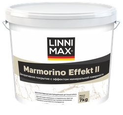 Интерьерная штукатурка с эффеком мрамора LINNIMAX Marmorino Effect II / Марморино Эффект II 7 кг, крупный план