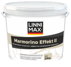 Интерьерная штукатурка с эффеком мрамора LINNIMAX Marmorino Effect II / Марморино Эффект II 14 кг, фото
