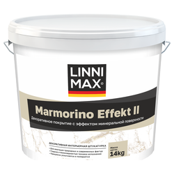 Интерьерная штукатурка с эффеком мрамора LINNIMAX Marmorino Effect II / Марморино Эффект II 14 кг, детальное фото