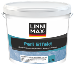 Декоративное интерьерное покрытие с эффектом шелка LINNIMAX Perl Effect / Перл Эффект 2,5 л, фотография