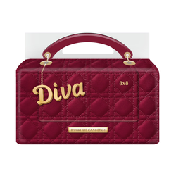 Влажные салфетки Diva 8*8 шт. очищающие универсальные, фотография