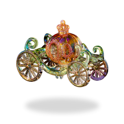 Украшение ErichKrause Decor сияние, Карета Золушки, 12x5x8см, картинка
