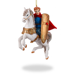 Украшение ErichKrause Decor классика, Принц на белом коне, 8х4х10см, изображение