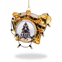 Украшение ErichKrause Decor классика, Барабанная установка, 11х5х9см, изображение