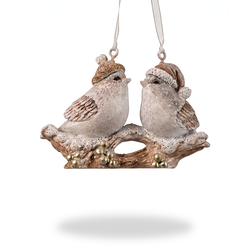 Украшение ErichKrause Decor лес, Птички на ветке, 8х3х5см, детальное фото