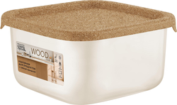 КОНТЕЙНЕР ДЛЯ ПРОДУКТОВ SUGAR&SPICE WOOD КВАДРАТНЫЙ 0,8 Л С ГИБКОЙ КРЫШКОЙ, крупный план