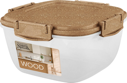 КОНТЕЙНЕР ДЛЯ ПРОДУКТОВ SUGAR&SPICE WOOD ГЕРМЕТИЧНЫЙ 1Л КВАДРАТНЫЙ, изображение