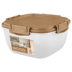 КОНТЕЙНЕР ДЛЯ ПРОДУКТОВ SUGAR&SPICE WOOD ГЕРМЕТИЧНЫЙ 1Л КВАДРАТНЫЙ, фото