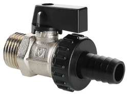 Кран шаровой латунь никелированный VALTEC AAV430004 1/2", изображение
