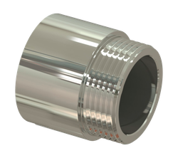 Удлинитель, латунь 25х1/2"L 25, хромированный, RTP, фотография