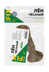 Лён сантехнический чесаный 100 гр., SANFIX, фотография