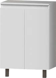 Шкаф напольный Nova распашной 75x60 см глянец белый, картинка