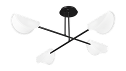 Подвесной&nbsp;светильник Freya FR5228PL-04B 4*E14*40, черный, фотография