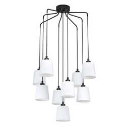 Бра RUSCOMB: 1x10W (E27), L135, H175, A210, сталь, бумага, натуральный, картинка