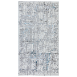 Ковер ADARA 0.8*1.5 дизайн T1871LL GREY/GREY, детальное фото