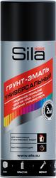Эмаль аэрозольная универсальная Sila HOME 520 мл чёрная, картинка