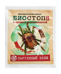 Акарицид Биостоп Супер паутинный клещ 25гр. Микробиологический комплекс, вид