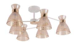Люстра Rivoli Frances 9182-306 6хЕ27 60 Вт модерн, вид